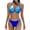 Blue, variant on Sngxgn Women's Swimsuit Tummy Control Slimming Bathing Suit Tie Knot Swimwear(Pink,M)