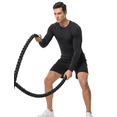 thumbnail image 6 of 3 Pack Men Long Sleeve Compression Workout Shirts Dry Fit Cooling Lightweight Moisture Wicking Athletic Running Tops, 6 of 7