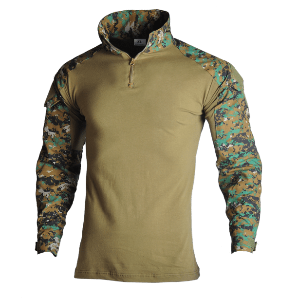 OmicGot Tactical Combat Shirt Military Uniform Army Clothing Tops Airsoft  Multicam Camouflage Hunting Fishing Clothes Mens 