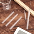 thumbnail image 2 of 16 Pack Laboratory Glass Tube Borosilicate Glass Tube Clear Glass Borosilicate Blowing Tubes 12mm OD 1.5mm Thick Wall Tubing 4 Inch Long Clear Tube with Nylon Tube Pipe Brushes, 2 of 9