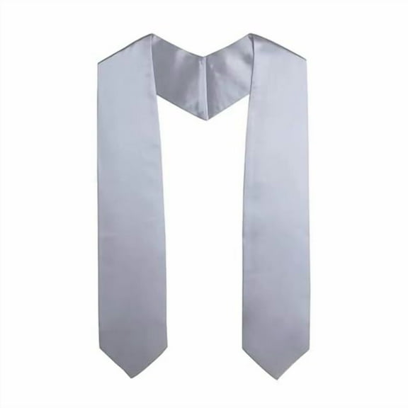 Honors Graduation Academic 60" Classic End Honor Stoles/Sashes (Silver)