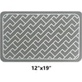 thumbnail image 2 of Coffee Mat Super Absorbent Dish Drying Mat Hide Stain Rubber Backed Coffee Bar Accessories Match with Coffee Maker Coffee Machine Coffee Pot Drying Mats for Kitchen Counter(Grey, 12"x19"), 2 of 6