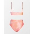 thumbnail image 4 of Women's One Piece Swimsuit Ruffle Lace Up Beach Bathing Suit Tummy Control Swimsuit Bathing Costume, 4 of 4