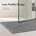 thumbnail image 5 of SIXHOME Bathroom Rug Non Slip Absorbent Bath Mat Soft Quick Dry Washable Bathroom Floor Rug for Shower Tub, 17"x28" Gray, 5 of 8