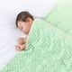 thumbnail image 3 of Manta para recién nacido Baño de viaje Cochecito Toalla de bebé Abrigo de invierno Suave envolvente Transpirable Lavable Capas dobles Ropa de cama Verde Methold BA000367-02, 3 of 7