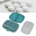 thumbnail image 1 of Mini Pill Container, 8 Compartments Pill Organizer Vitamin Holder Portable Candy Box  for Pocket Purse for Daily Pill Storage Box, 1 of 8