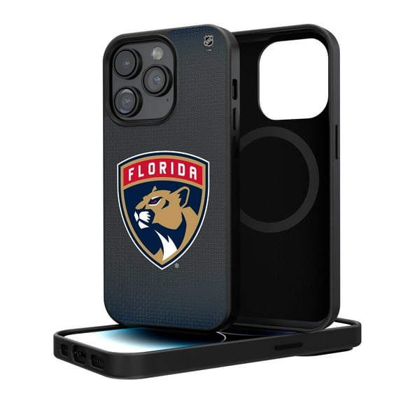 Florida Panthers Linen Logo iPhone Magnetic Bump Case