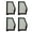 4pcs, variant on 4/3/2/1Pcs Eb260 Blx260 Bl260 Portable Blower Air Filter Element Vacuum Accessories Eb260 For Topo, Blx260 For Alpine