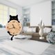 thumbnail image 2 of Reloj de pared moderno, escultura decorativa colgante, adorno de resina, colección de artesanías para oficina, dormitorio, hogar, chimenea, armario, r, 2 of 8