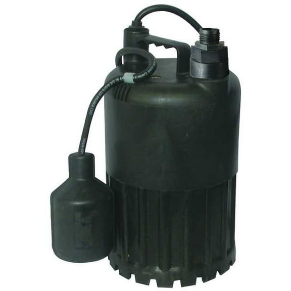 Dayton 1/2 HP 1-1/4" M Submersible Sump Pump 120V AC Tether 3YU68