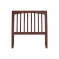thumbnail image 4 of AFI Orleans Twin Sleigh Solid Wood Slat Headboard, Walnut, 4 of 7