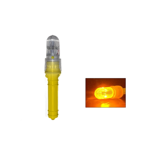 Luz de emergencia marítima impermeable | Luz estroboscópica multimodo y destello constante | Baliza LED compacta de 7,7 x 1,6 pulgadas para redes de pesca, boyas, barcos, kayaks y yates. Seguridad.