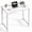 White, variant on 31 Inch Small Computer Desk for Home Office, Modern Study Writing Gaming Work Table Simple Style for Bedroom with X-Shaped ReInchforcement, Rustic Brown
