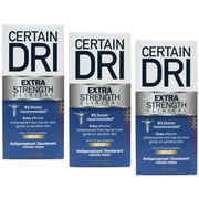Certain Dri Extra Strength Clinical Solid Anti-Perspirant, 1.7 oz, 3 Pack