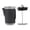 Black, variant on YAHHU 1000ml Portable French Press Coffee Maker, Premium 304 Stainless Steel Double Wall Hand Brewed Coffee Press Pot for Camping and Travel, Black Color (33.81oz / 1000ml Capacity)