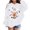 White, variant on Little Girls Graphic Hoodie Merry Christmas Print Hooded Sweatshirt Festive Pullover Top Fall Fashion Clothing Size 7-8T ,Pink