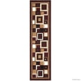 thumbnail image 2 of Allstar Burgundy Abstract Modern Area Carpet Rug - Runner (2' 0" x 7' 2"), 2 of 2