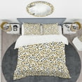 thumbnail image 2 of Designart 'Leopard Fur Safari VI' Mid-Century Modern Duvet Cover Set, 2 of 4