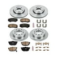 thumbnail image 3 of Power Stop Front and Rear Stock Replacement Brake Pad and Rotor Kit KOE166, 3 of 8