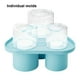 thumbnail image 3 of Injueey Molde de silicona para cubitos de hielo para vasos de 40 onzas: bandejas de cubitos de hielo fáciles de limpiar y sin BPA Siliconas Cocina y Comedor azul, 3 of 6