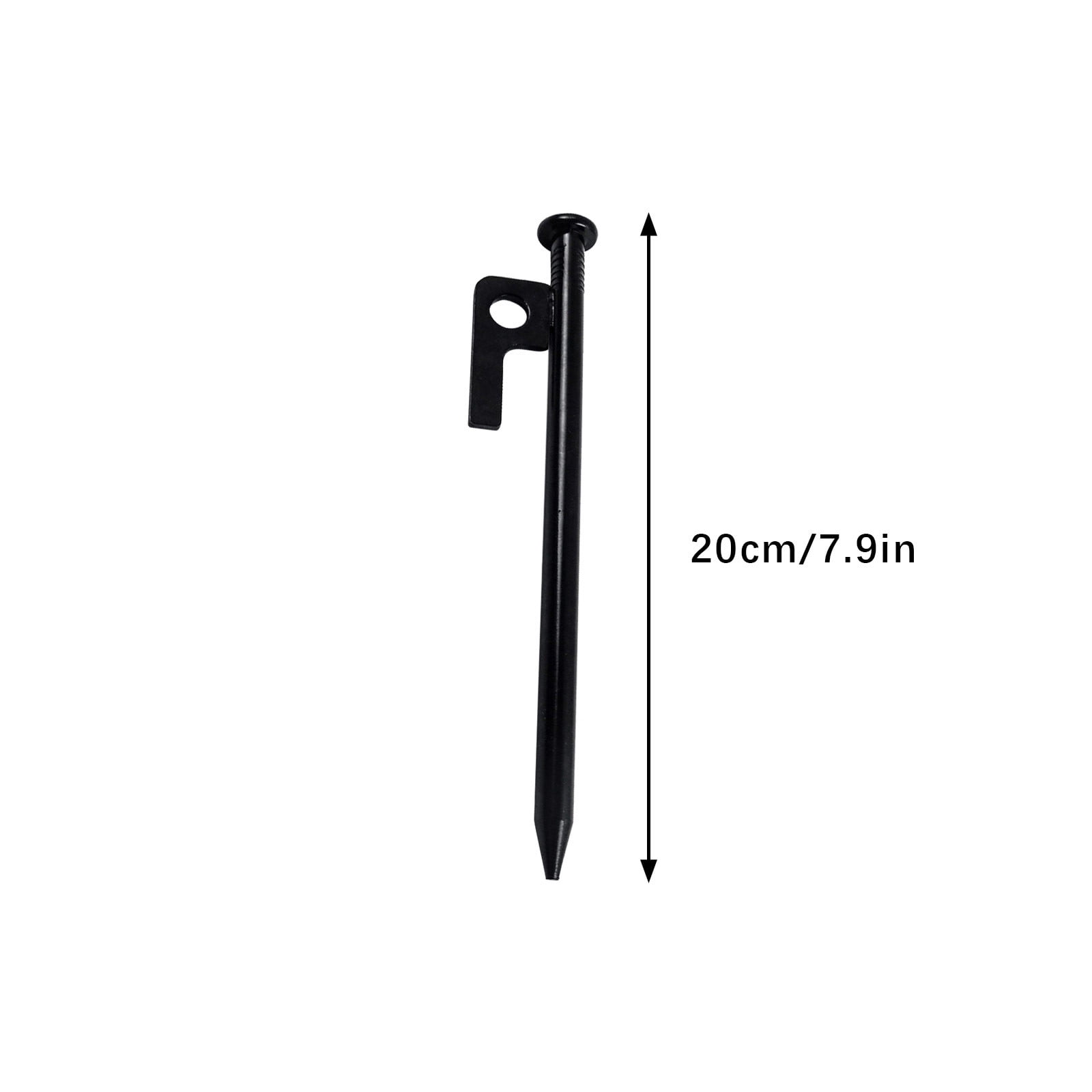 UUHYTG Solid Outdoor Camping Ground Nails Tent Stakes, Heavy Duty Steel Tent Pegs for Garden Lawn Beach Gazebo Awnings Tarps, Easy Setup Camping Accessory for Outdoor Hiking and Adventure Trips