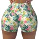 thumbnail image 2 of Balery Tropical Flowers Pantalones cortos de entrenamiento estampados para mujer, sin costuras, ajustados, para gimnasio, yoga, correr, deportes, ejercicio activo, fitness.-Medium, 2 of 8