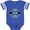 Football Blue and White, variant on Inktastic Ski Mask Skiing Gift Boys or Girls Baby Bodysuit