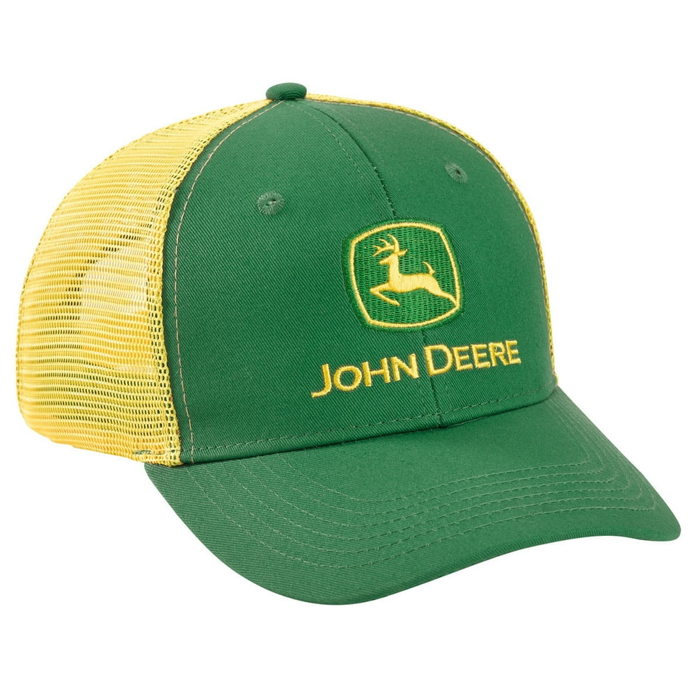 John Deere John Deere Men's Green/Yellow Mesh Cap/Hat LP69229
