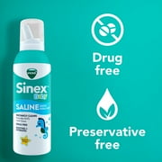 Vicks Sinex Baby Saline Nasal Spray, Drug-Free Nasal Decongestant for Babies Sinus Relief, 5 oz