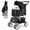 Black, variant on Gymax 4-Wheel Pet Stroller for Dogs Cats up to 33 LBS Foldable w/ Breathable Mesh Black