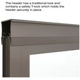 thumbnail image 6 of basco a0516-60cl deluxe 58-1/2" high x 59" wide bypass framed tub door with clear glass, 6 of 7