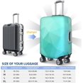 thumbnail image 6 of Highly Elastic Spandex Suitcase Cover Luggage Cover Protector Large Fits 25 to 28 Inch Abstract Geometric Blue Background Prints, 6 of 6