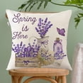 thumbnail image 2 of adviicd Spring Pillowcase Tulips Car Decorative Sofa Pillowcase Bedside Backrest Home Pillowcase 45*45cm/17.7*17.7in, 2 of 5