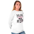 thumbnail image 4 of Mom Makes the Rules Cute Quote Saying Women Plus Size Long Sleeve Graphic Tee Brisco Brands 2X, 4 of 5