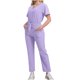 thumbnail image 1 of Traje Elástico de las Mujeres, Manga Corta Delgada Estirable Y Pantalones Cortos para Uso Casual Y Casero, Ligero Y Transpirable Vestido Suelto, 1 of 7