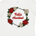 thumbnail image 4 of Inktastic Feliz Navidad Poinsettia Boys or Girls Toddler T-Shirt, 4 of 5