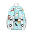 thumbnail image 3 of Cartoon Dog Backpack for School,Cute School Bag,Schoolbag with Adjustable Shoulder Straps & Padded Back,15"x11.42"x5.5", 3 of 6