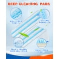 thumbnail image 2 of Mop Pads Compatible with O-Cedar H2prO Flat Mop System, 6 Pack, 2 of 6