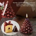 thumbnail image 2 of Desktop Ornament Christmas Tree Shaped Soy Wax Candle for Aromatherapy Home Décor Scented Candle 38 Inches Tall Ideal for, 2 of 7