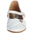thumbnail image 2 of Dempsey Marie Infant and Girl's Flat Shoes with Rhinestone Heart - Available in Ivory or White, 2 of 3