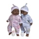 thumbnail image 2 of JC Toys Twins 13 Realistic Soft Body Baby Dolls Berenguer Boutique | Twins Gift Set with Removable Outfits and Accessories | Pink and Blue | African American | Ages 2+, 2 of 5