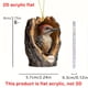 thumbnail image 3 of 2D Acrylic Animal Series Backpack & Car Hanging Pendant, Cute Cartoon Character Keychain for Bag Purse Accessories, Decorative Ornament for Teens Adults Room Decor, Gift for Friends Family, 3 of 5