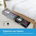 thumbnail image 4 of Hold N' Storage Extra Large Underbed Shoe Storage Organizer, Set of 2 Black, 4 of 10