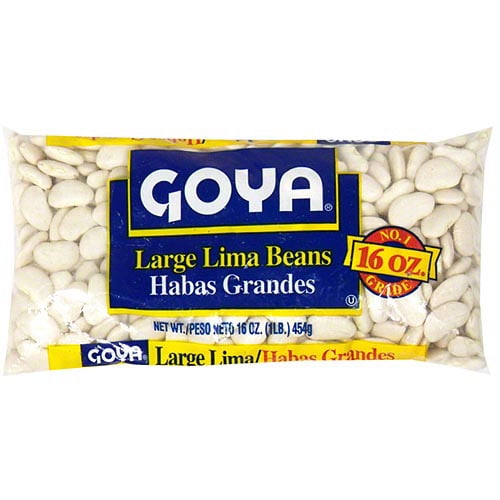 Goya Large Lima Beans, 16 oz (Pack of 24)
