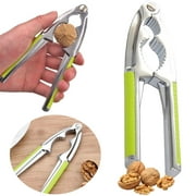 Spring Saving Clearance Walnut Cracker Tools, Windspeed Heavy Duty Nut Crackers for Walnuts Pistachio Stainless Steel Walnut Cracker Opener Tool with Non-Slip Handle