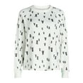 thumbnail image 5 of Joyspun Women’s Hacci Knit Tree Print Sleep Top with Long Sleeves, Sizes XS-3X, 5 of 6