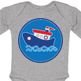 thumbnail image 4 of Inktastic Tug Boat Nautical Sea Boys or Girls Long Sleeve Baby Bodysuit, 4 of 5