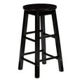 thumbnail image 4 of PJ Wood Classic Round Seat 29" Kitchen Counter Stools, Black (Set of 4), 4 of 6