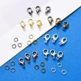 thumbnail image 4 of Lots 840Pcs Jump Rings with 132Pcs Lobster Clasps for Jewelry Making Supplies, 4 of 7