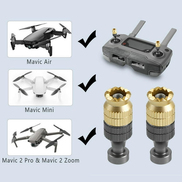 Joysticks de 2 piezas que extienden el balancín del pulgar, aumentan los accesorios con estuche de almacenamiento para Mavi